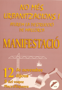<strong>Cartell no ms urbanitzacions. Any 1998</strong>